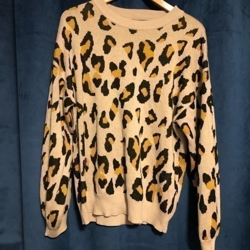 Merokeety Leopard Sweater